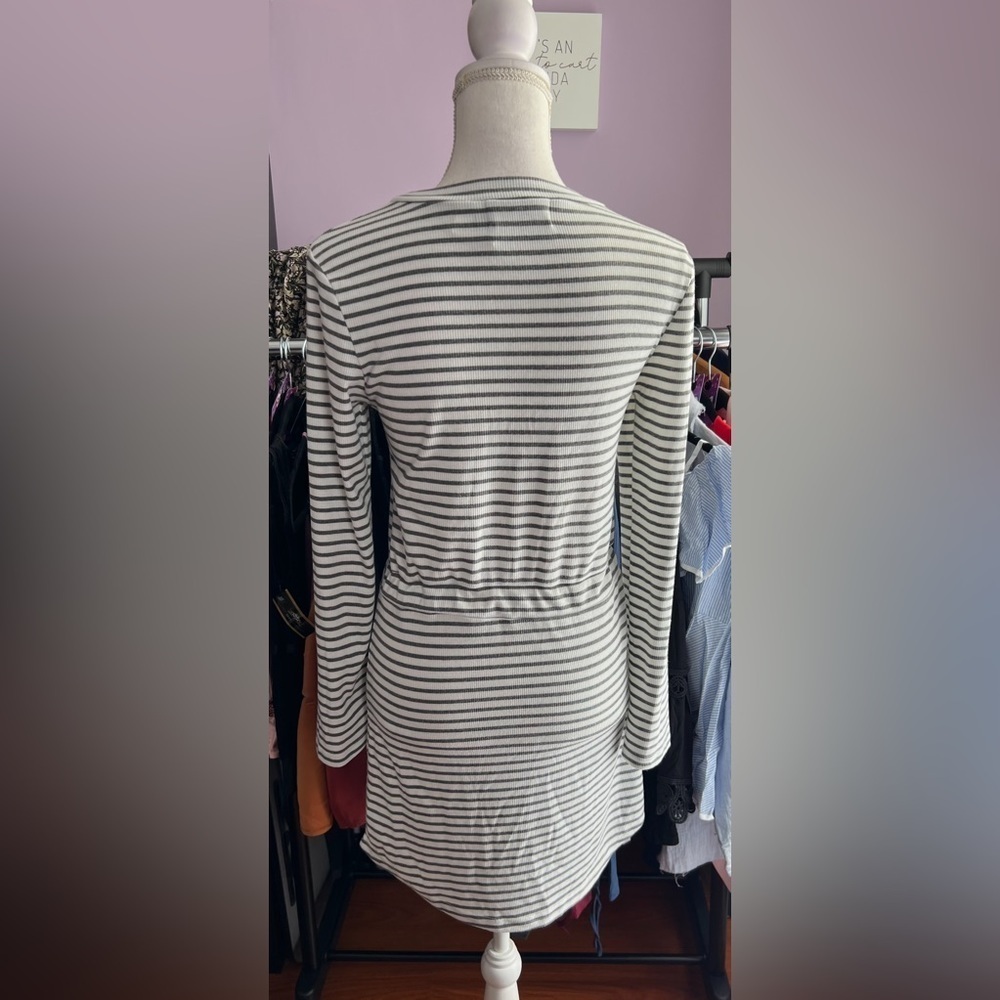 Mink Pink Stripe Drawstring Dress XS - Picture 4 of 6